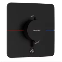   Hansgrohe ShowerSelect Comfort Q rejtett termosztát 1 fogyasztóhoz és 1 további kimenethez, matt fekete 15589670