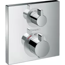   Hansgrohe Ecostat Square falsík alatti termosztátos csaptelep 1 fogyasztóhoz, króm 15712000