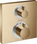 Hansgrohe Ecostat Square szálcsiszolt bronz falsík alatti termosztát 2 fogyasztóhoz 15714140