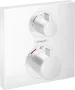Hansgrohe Ecostat Square matt fehér falsík alatti termosztát 2 fogyasztóhoz 15714700