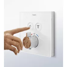   Hansgrohe ShowerSelect Glass termosztátos csaptelep színkészlet 15738400