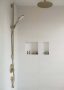 Hansgrohe ShowerSelect S termosztátos csaptelep 2 fogyasztóhoz, szálcsiszolt bronz 15743140