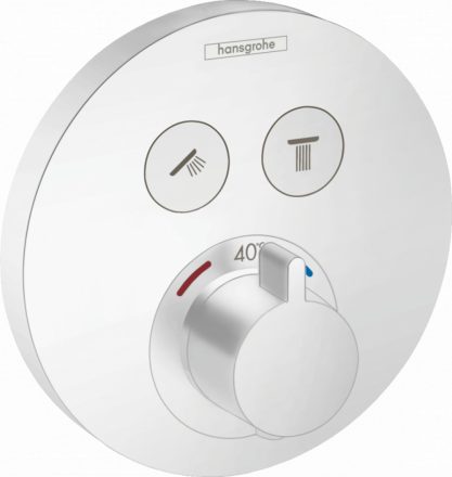 Hansgrohe ShowerSelect S matt fehér termosztátos csaptelep 15743700