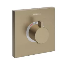   Hansgrohe ShowerSelect Highflow süllyesztett termosztátos csaptelep, szálcsiszolt bronz 15760140