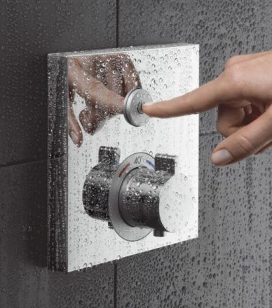 Hansgrohe ShowerSelect 1 fogyasztós termosztát falsík alatti szereléshez, króm 15762000