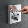 Hansgrohe ShowerSelect 2 fogyasztós króm termosztát falsík alatti szereléshez 15763000