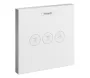 Hansgrohe ShowerSelect elzáró- és váltószelep falsík alatti szereléshez 3 fogyasztóhoz matt fehér 15764700