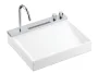 Hansgrohe Avalegra AquaUnit 580/475 SolidSurface mosdó mosdórendszerrel, fehér/króm 22472000