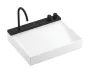 Hansgrohe Avalegra AquaUnit 580/475 SolidSurface mosdó mosdórendszerrel, fehér/matt fekete 22472670