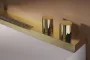 Hansgrohe Avalegra AquaUnit 580/475 SolidSurface mosdó mosdórendszerrel, fehér/polírozott arany hatású 22472990