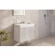 Hansgrohe Avalegra AquaUnit 780/475 SolidSurface mosdó króm mosdórendszerrel, balos/fehér 22473000