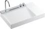 Hansgrohe Avalegra AquaUnit 780/475 SolidSurface mosdó króm mosdórendszerrel, balos/fehér 22473000