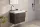Hansgrohe Avalegra AquaUnit 780/475 SolidSurface mosdó matt fekete mosdórendszerrel, balos/fehér 22473670