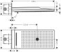 Hansgrohe Rainmaker Select 580 3jet fejzuhany Ecosmart 24011400