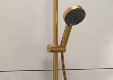 Hansgrohe Pulsify Select S 3 jet Relaxation kézizuhany 105, szálcsiszolt bronz kivitelben