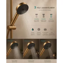   Hansgrohe Pulsify Select S 3 jet Relaxation kézizuhany 105 EcoSmart, szálcsiszolt bronz 24111140