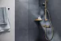 Hansgrohe Pulsify Select S 3 jet Relaxation kézizuhany 105 EcoSmart, szálcsiszolt bronz kivitelben