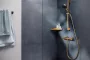 Hansgrohe Pulsify Select S 3 jet Relaxation kézizuhany 105 EcoSmart, szálcsiszolt bronz 24111140