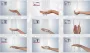Hansgrohe Pulsify Select S 3jet kézizuhany modern szálcsiszolt fekete króm kialakítással.