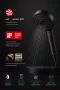 Hansgrohe Pulsify Select S 3 jet Relaxation kézizuhany 105 EcoSmart, matt fekete 24111670