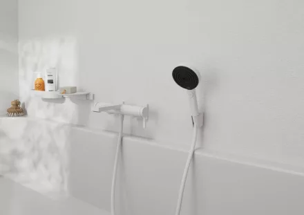 Hansgrohe Pulsify Select S 3 jet Relaxation kézizuhany 105 EcoSmart, matt fehér kivitelben