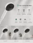 Hansgrohe Pulsify Select S 3 jet Relaxation kézizuhany 105 EcoSmart, matt fehér kivitelben