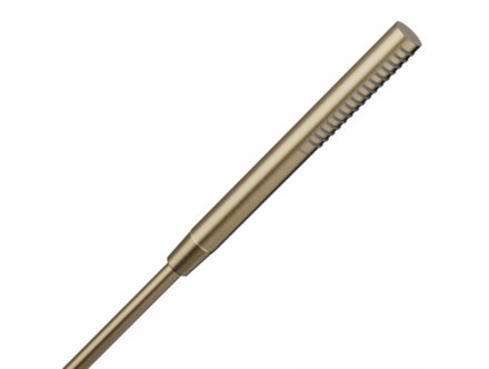 Hansgrohe Pulsify S hengeres kézizuhany 1 jet, EcoSmart, szálcsiszolt bronz 24125140