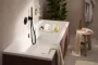 Hansgrohe Pulsify S hengeres kézizuhany EcoSmart+, szálcsiszolt fekete króm kivitelben