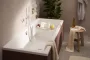 Hansgrohe Pulsify S hengeres kézizuhany EcoSmart Plusz, matt fehér kivitelben