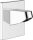 Hansgrohe Pulsify Fali csatlakozó fejzuhanyhoz 105, króm 24139000