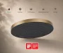 Hansgrohe Pulsify S EcoSmart fejzuhany PowderRain vízsugárral és szálcsiszolt bronz felülettel.