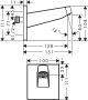 Hansgrohe Pulsify Fali csatlakozó fejzuhanyhoz 260, króm 24149000