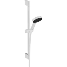   Hansgrohe Pulsify Select S zuhanyszett 105, 3 jet Relaxation, 65 cm zuhanyrúd, matt fehér 24160700