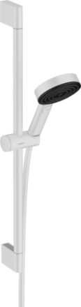 Hansgrohe Pulsify Select S zuhanyszett 105, 3 jet Relaxation EcoSmart, 65 cm zuhanyrúd, matt fehér 24161700