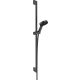 Hansgrohe Pulsify Select S zuhanyszett 105, 3 jet Relaxation, 90 cm zuhanyrúd, matt fekete 24170670