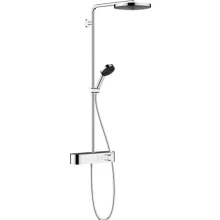   Hansgrohe Pulsify S Zuhanyrendszer 260, 1 jet és ShowerTablet Select 400 króm 24220000