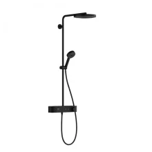   Hansgrohe Pulsify S Zuhanyrendszer 260, 1 jet és ShowerTablet Select 400, matt fekete 24220670