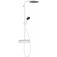   Hansgrohe Pulsify S Zuhanyrendszer 260, 1 jet és ShowerTablet Select 400, matt fehér 24220700
