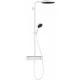Hansgrohe Pulsify S Zuhanyrendszer 260, 1 jet és ShowerTablet Select 400, matt fehér 24220700