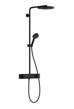 Hansgrohe Pulsify S Zuhanyrendszer 260, 1 jet és ShowerTablet Select 400, EcoSmart, matt fekete 24221670