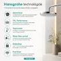 Hansgrohe Pulsify S Puro zuhanyrendszer 260 Ecostat Fine termosztáttal króm 24222000