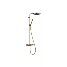   Hansgrohe Pulsify S Puro zuhanyrendszer 260, Ecostat Fine termosztáttal, szálcsiszolt bronz 24222140