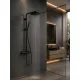 Hansgrohe Pulsify S Puro zuhanyrendszer 260 Ecostat Fine termosztáttal matt fekete 24222670
