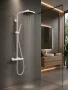 Hansgrohe Pulsify S Puro zuhanyrendszer 260 Ecostat Fine termosztáttal matt fehér 24222700