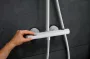 Hansgrohe Pulsify S Puro zuhanyrendszer 260 Ecostat Fine termosztáttal matt fehér 24222700
