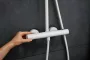 Hansgrohe Pulsify S Puro zuhanyrendszer 260 Ecostat Fine termosztáttal matt fehér 24222700