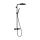 Hansgrohe Pulsify S Puro Showerpipe 260 1jet EcoSmart Ecostat Fine termosztáttal matt fekete 24223670