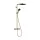 Hansgrohe Pulsify S Puro zuhanyrendszer 260 Ecostat Fine termosztáttal és 3jet kézizuhannyal szálcsiszolt bronz 24236140