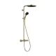 Hansgrohe Pulsify S Puro zuhanyrendszer 260 Ecostat Fine termosztáttal és 3jet kézizuhannyal szálcsiszolt bronz 24236140