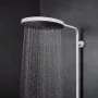 Hansgrohe Pulsify S Puro zuhanyrendszer 260 Ecostat Fine termosztáttal és 3jet kézizuhannyal matt fehér 24236700